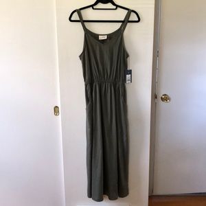 Army Green Midi Dress